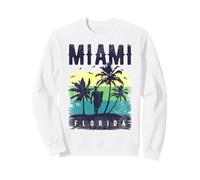 Miami Chemise rétro pour Femme Souvenirs de Plage Miami Miami Sweatshirt