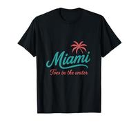 Miami City Pride joue dans la fractale Theta Palm T-Shirt