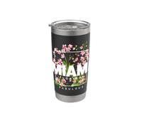 Miami Florida Fabulous Floral Tropical Vacation Gobelet isotherme en acier inoxydable double paroi