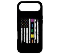 Miami Florida LGBTQ Gay Pride Month American Flag Rainbow Coque pour iPhone Air