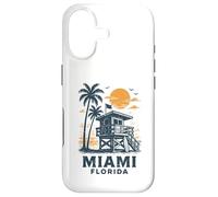 Miami Florida Retro Beach Vacances Summer Travel Coque pour iPhone 17