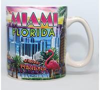 Miami Florida Scene Grande tasse à café 530 ml