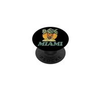 Miami Floride Illustration Voyage d'été PopSockets PopGrip Adhésif