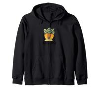 Miami Floride Illustration Voyage d'été Sweat à Capuche