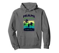 Miami Paradise Beach T Shirt, Cool Miami Florida Surfing Sweat à Capuche