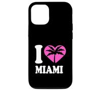 Miami USA Arbres Plage Palmier Amérique Soleil Floride Fun Vacation Coque pour iPhone 12/12 Pro