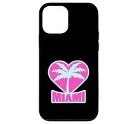 Miami USA Arbres Plage Palmier Amérique Soleil Floride Fun Vacation Coque pour iPhone 12 Mini