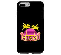 Miami USA Arbres Plage Palmier Amérique Soleil Floride Fun Vacation Coque pour iPhone 7 Plus/8 Plus