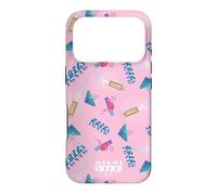 Miami Vice Airbrush Flamingo All Over Print Coque pour iPhone 17 Pro