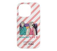 Miami Vice Undercover 1984 Retro Stripes Coque pour iPhone 14 Pro