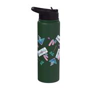 Miami Vice Undercover Airbrush All Over Print Stainless Steel Insulated Water Bottle