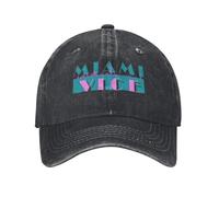 Miami Vice Vintage 80' TV Series Demin Cap Respirant Design Casquettes Hommes Casquettes Casquette pour Hommes