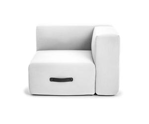 Miamia Outdoor Canapé module d'angle droit gris clair Conmoto - 4260476346583