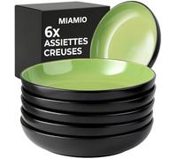 MIAMIO - assiettes creuses Set, céramique Daily