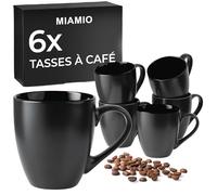 MIAMIO - service à thé 350 ml Le Papillon (Noir) pour la maison