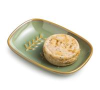 Miamolo Porte-savon de douche, porte-savon en céramique pour barre de savon, éponge, porte-savon de douche, plateau économiseur de savon pour salle de bain, cuisine, évier, facile à nettoyer, vert