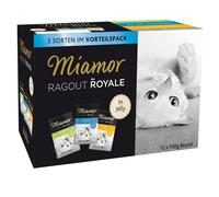 Miamor 100gx12x4 Ragout Royale Jelly Multipack Poulet & Lapin & Thon