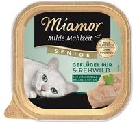 Miamor 100gx16 Repas Doux SENIOR Volaille Pure & Cerf