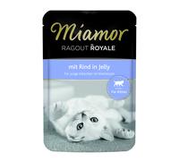 Miamor 100gx22 Ragout Royale Jelly Chaton Bœuf Sachets