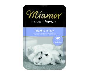Miamor 100gx22 Ragout Royale Jelly Chaton Bœuf Sachets