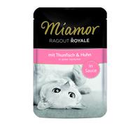 Miamor 100gx22 Sauce Ragout Royale Thon & Poulet Sachets Portions