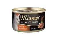 Miamor 100gx24 Fins Filets Jellifié Thon & Œuf de Caille
