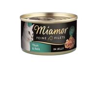 Miamor 100gx24 Fins Filets Jelly Thon & Riz