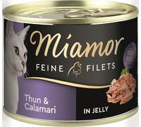 Miamor 185gx12 Fins filets Gelée Thon & Calamars