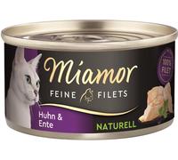 Miamor 80gx24 Fins Filets Naturel Poulet & Canard