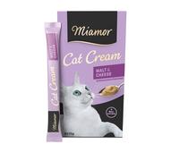 MIAMOR Cat Cream - Crème de malt au fromage 6 x 15 g