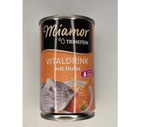 Miamor Drink Vital Drink avec poulet, nourriture pour chat, boisson liquide de qualité supérieure, 135 ml