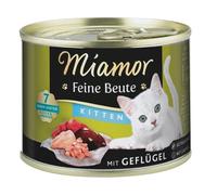 MIAMOR Feine Beute Kitten Poultry - Pâtée de volaille pour chatons 12x185g