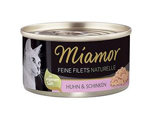 Miamor Feine Filets Naturell Poulet & Jambon 24 x 80 g