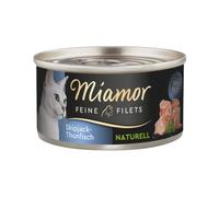 MIAMOR Feine Filets Naturell Skipjack Tuna - Pâtée de thon listao dans sa propre sauce 80g