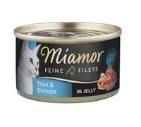 MIAMOR Feine Filets thon et crevettes en gelée 100 g