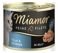 Miamor Filets fins 185g - Thon & Crevettes