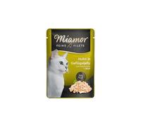 MIAMOR Filets fins en gelée - Nourriture humide pour chats adultes avec morceaux de filet en gelée - Complément alimentaire faible en gras dans un sachet fraîcheur sans additifs artificiels - 24 x 100