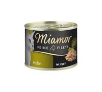 MIAMOR Filets Fins en gelée - Nourriture Humide pour Chats Adultes avec Morceaux de Filet en gelée - Complément Alimentaire Faible en Gras dans Une boîte sans additifs artificiels - 12 x 185 g au