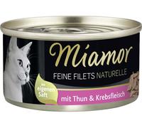 Miamor - Filets fins nature boîte 24x80g | Thon & Crustacés