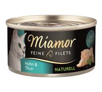 'Miamor Filets fins naturels poulet & thon | boîte | 24 x 80g'