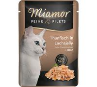 Miamor Filets fins PB de thon en gelée de saumon 100g