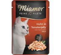 Miamor - Filets fins Pouch 1x100g | Poulet à la gelée de tomates