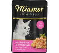 Miamor - Filets fins Pouch 1x100g | Thon & Crustacés