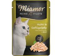 Miamor │Fins de filets de poulet en gelée de volaille 100g | Alimentation humide pour chat
