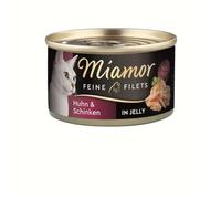 Miamor Katzenfutter Feine Filets Huhn+Schinken 100 g, 24er Pack (24 x 100 g)