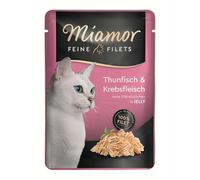 Miamor Feine Filets - nourriture humide pour chats filets de thon au crabe 100g