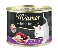 MIAMOR - Nourriture Humide pour Chats Adultes avec 7 variétés de Viande et d'abats - Nourriture complète sans céréales avec Taurine dans Une boîte sans additifs artificiels - 12 x 185 g