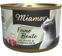 Miamor - Nourriture humide pour chats adultes avec 7 variétés de viande et d'abats - Nourriture complète sans céréales dans une boîte avec de la taurine sans additifs artificiels - 12 x 185 g dinde et
