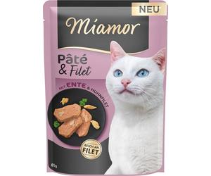 MIAMOR Pâté et filet avec morceaux de canard 85 g
