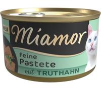 Miamor - Pâtée | Nourriture Humide pour Chats Adultes avec Taurine Naturelle - Aliment Complet sans céréales en boîte sans soja ni additifs artificiels - 12 x 85 g à la Dinde